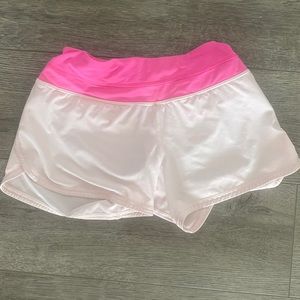 lululemon pink shorts, size 4.